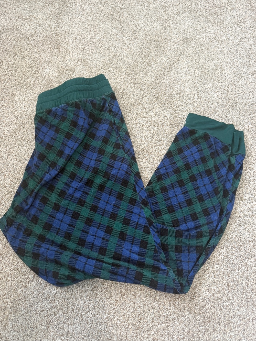 Little Sleepies Women's Joggers Emerald Plaid